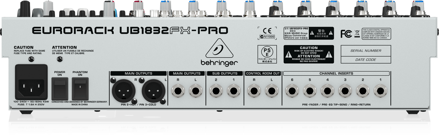 Behringer | Product | UB1832FX-PRO